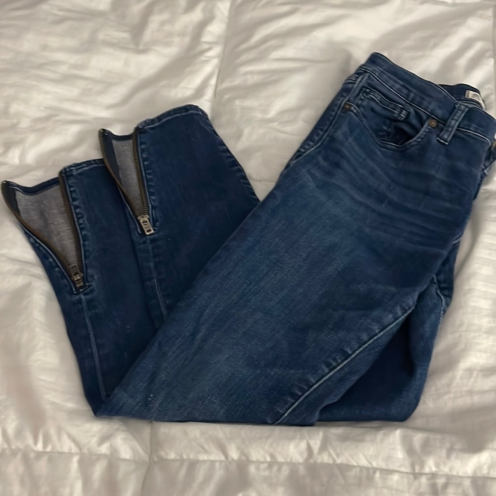 MADEWELL Skinny Skinny Zip Jeans in Size 29